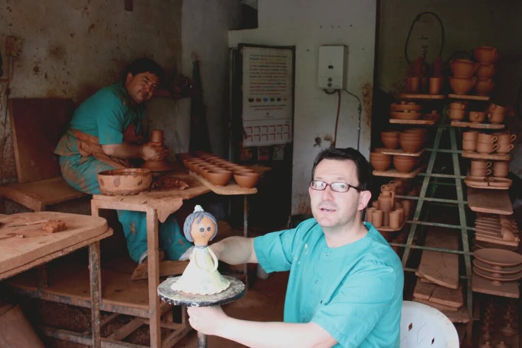 Contacto con taller de cerámica en Sartajada